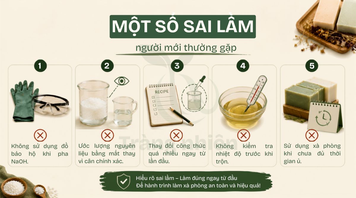Một số sai lầm người mới thường gặp
