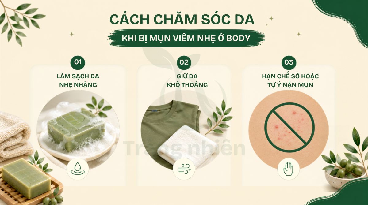 Cách chăm sóc da khi bị mụn viêm