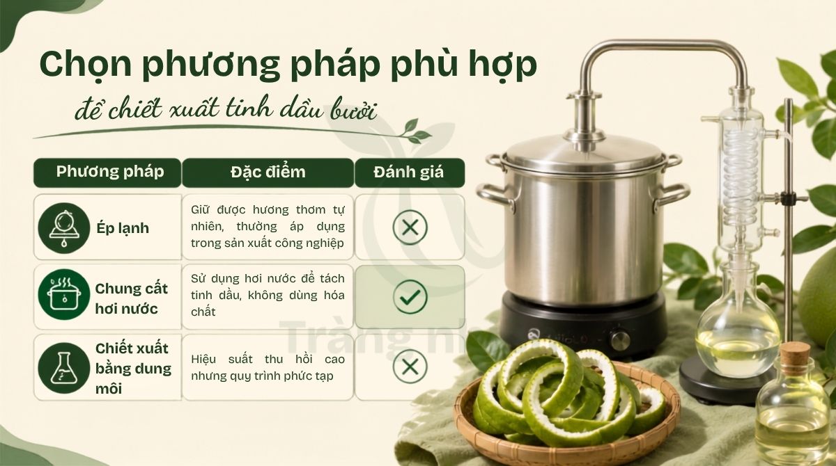 Chọn phương pháp phù hợp