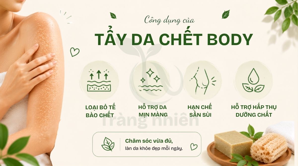 Công dụng của tẩy da chết