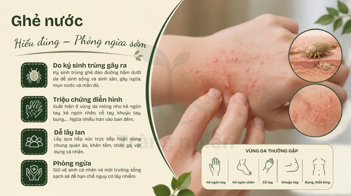 Hiểu đúng về ghẻ nước là gì
