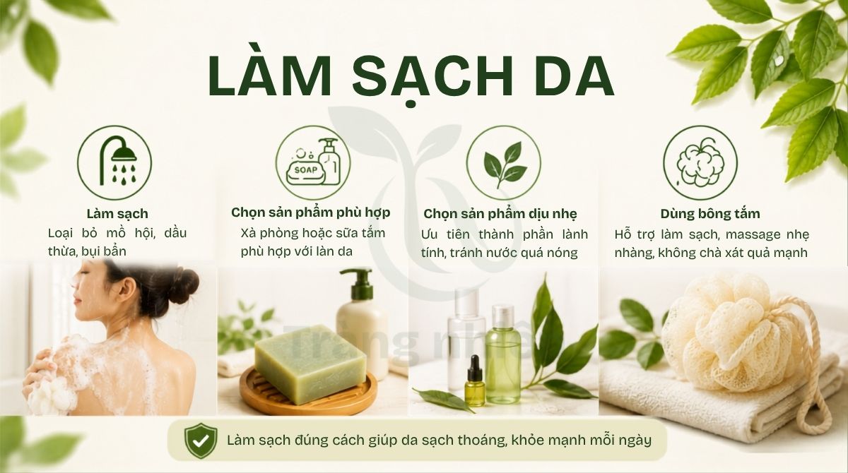 Làm sạch làm da body