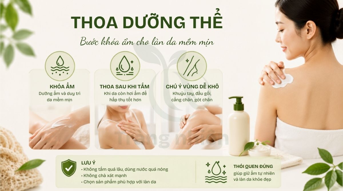 Thoa kem dưỡng thể